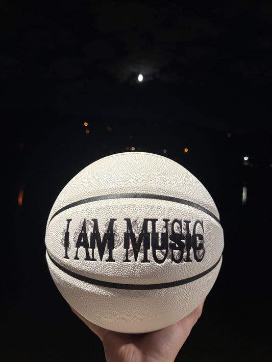 I AM MUSIC BASKETBALL (WHITE)