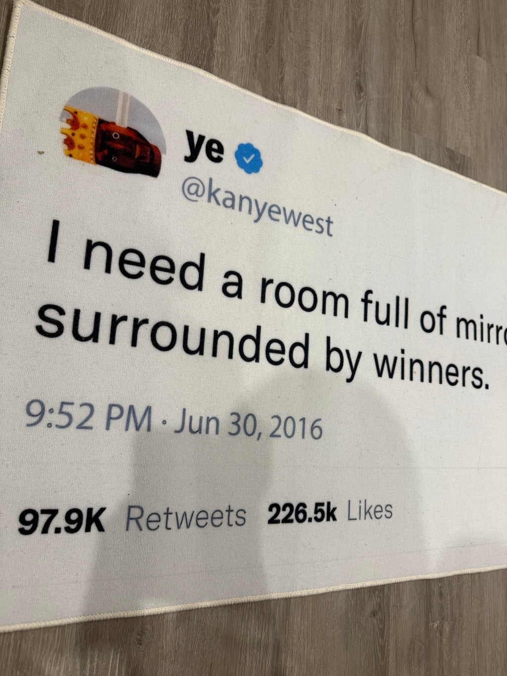 @kanyewest Tweet